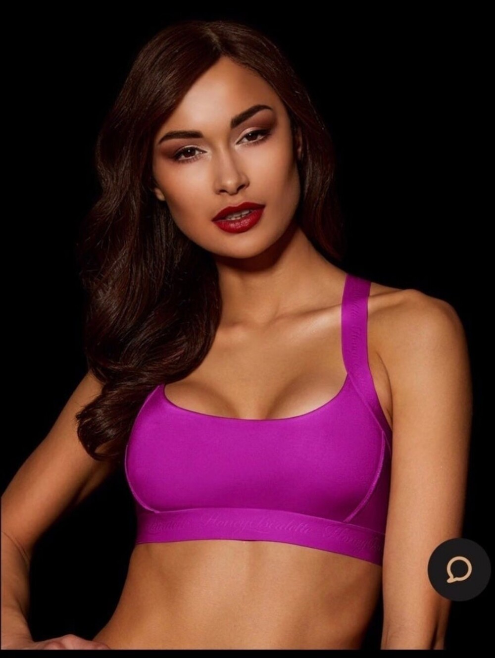 Honey Birdette Essentials crop top M